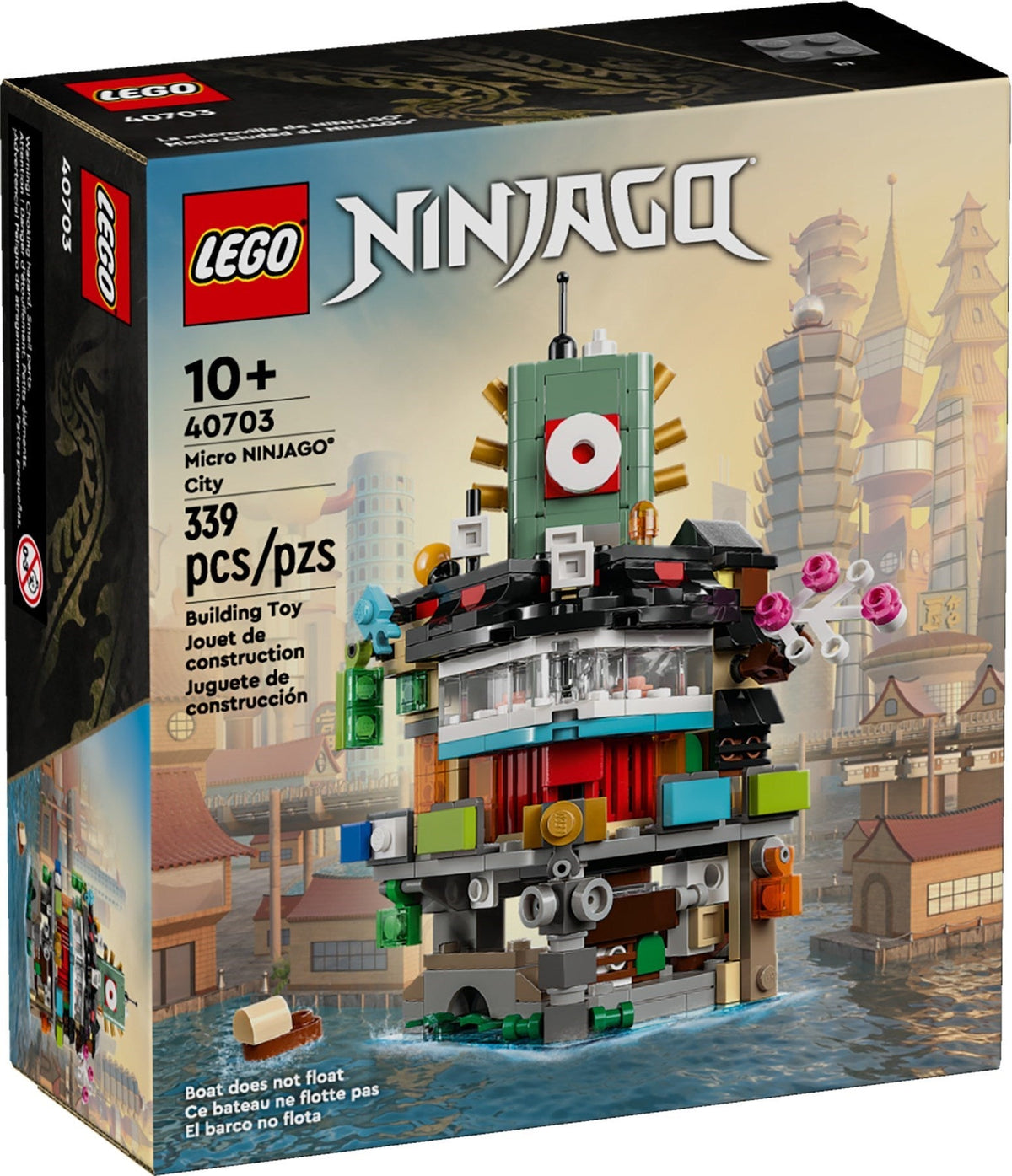 40703 Micro NINJAGO City (Retired) (New Sealed) product image 1, provided for visual reference and product detail review
