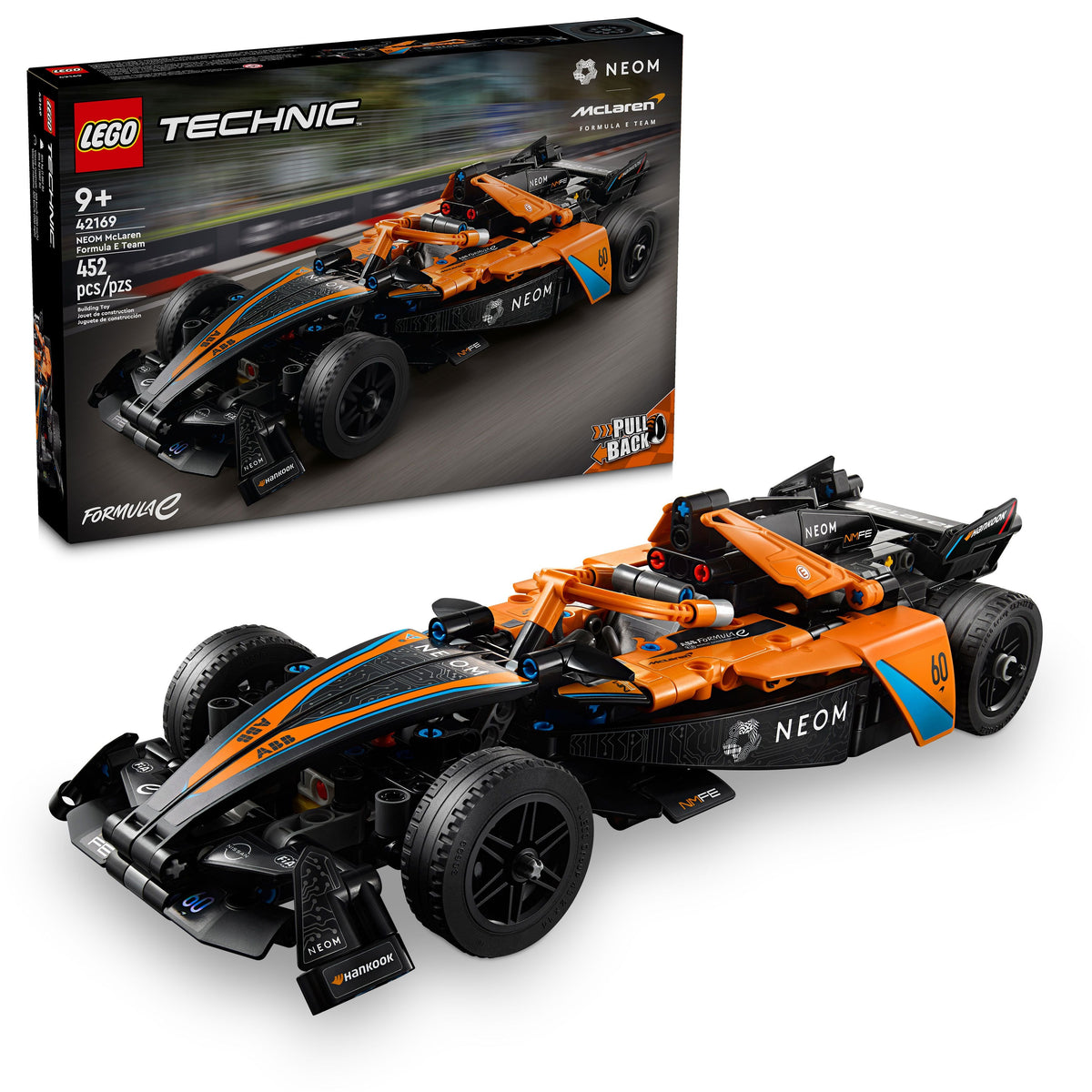 42169 NEOM McLaren Formula E Race Car product image 1, provided for visual reference and product detail review