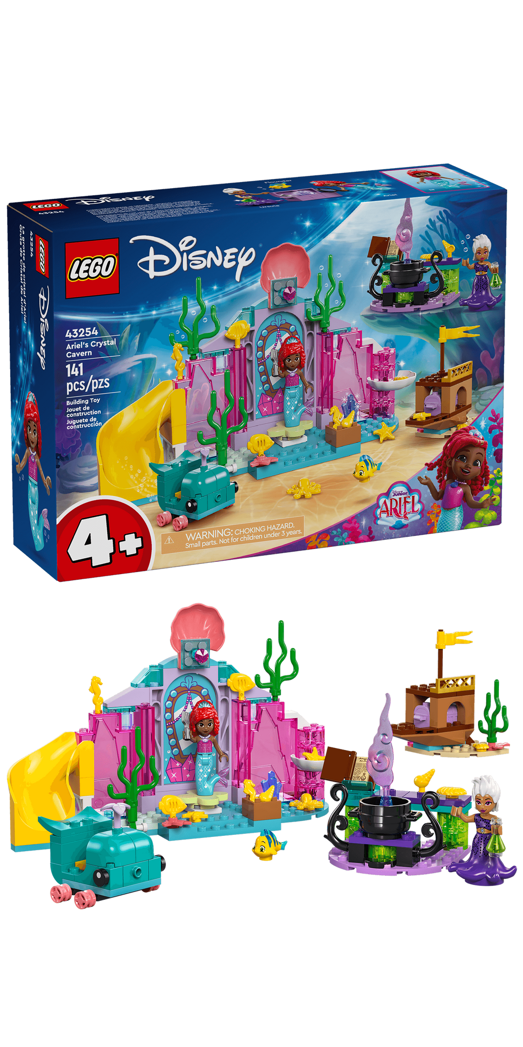 43254 LEGO Disney: Ariel's Crystal Cavern product image 2, provided for visual reference and product detail review