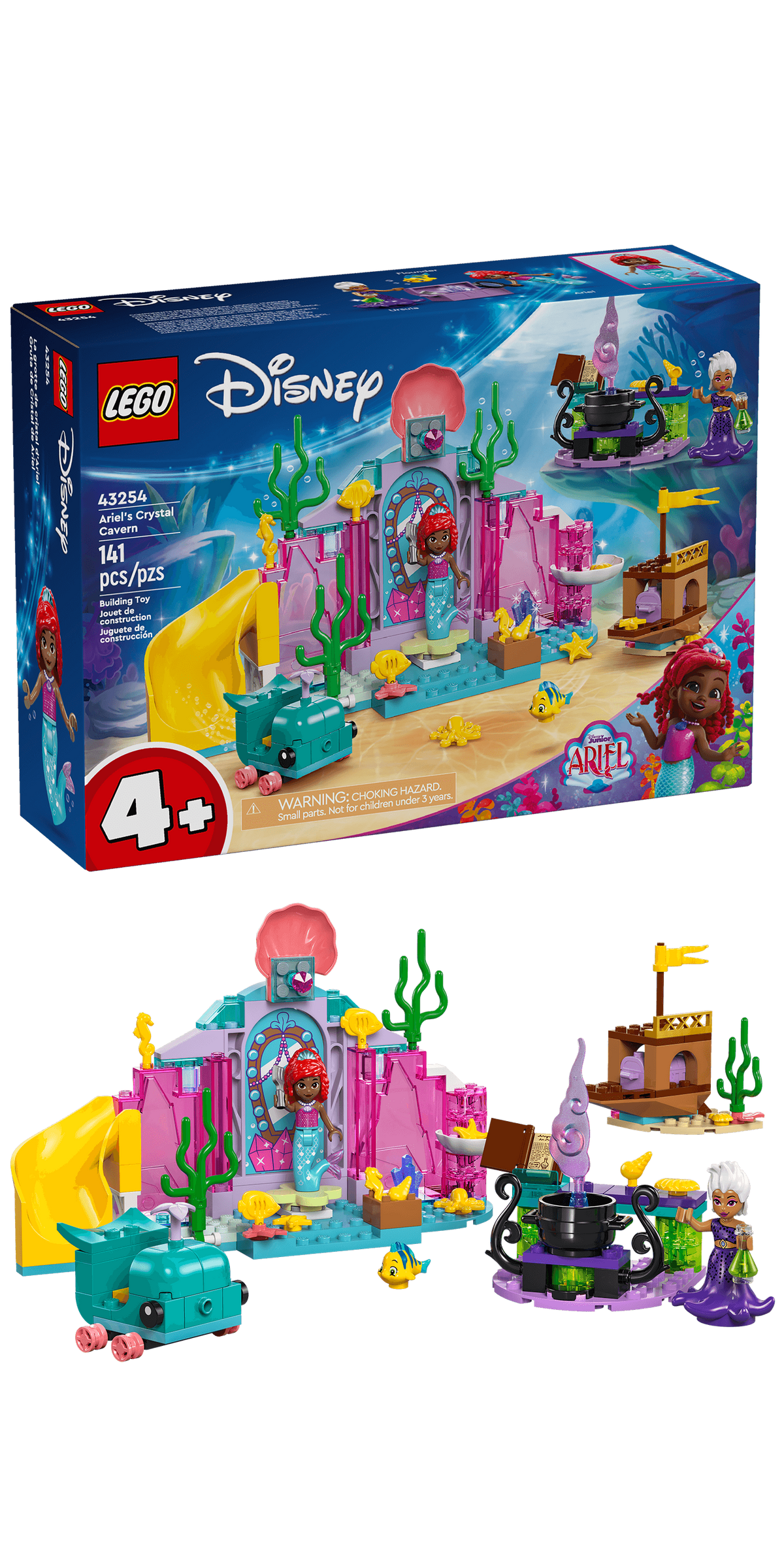 43254 LEGO Disney: Ariel's Crystal Cavern product image 2, provided for visual reference and product detail review