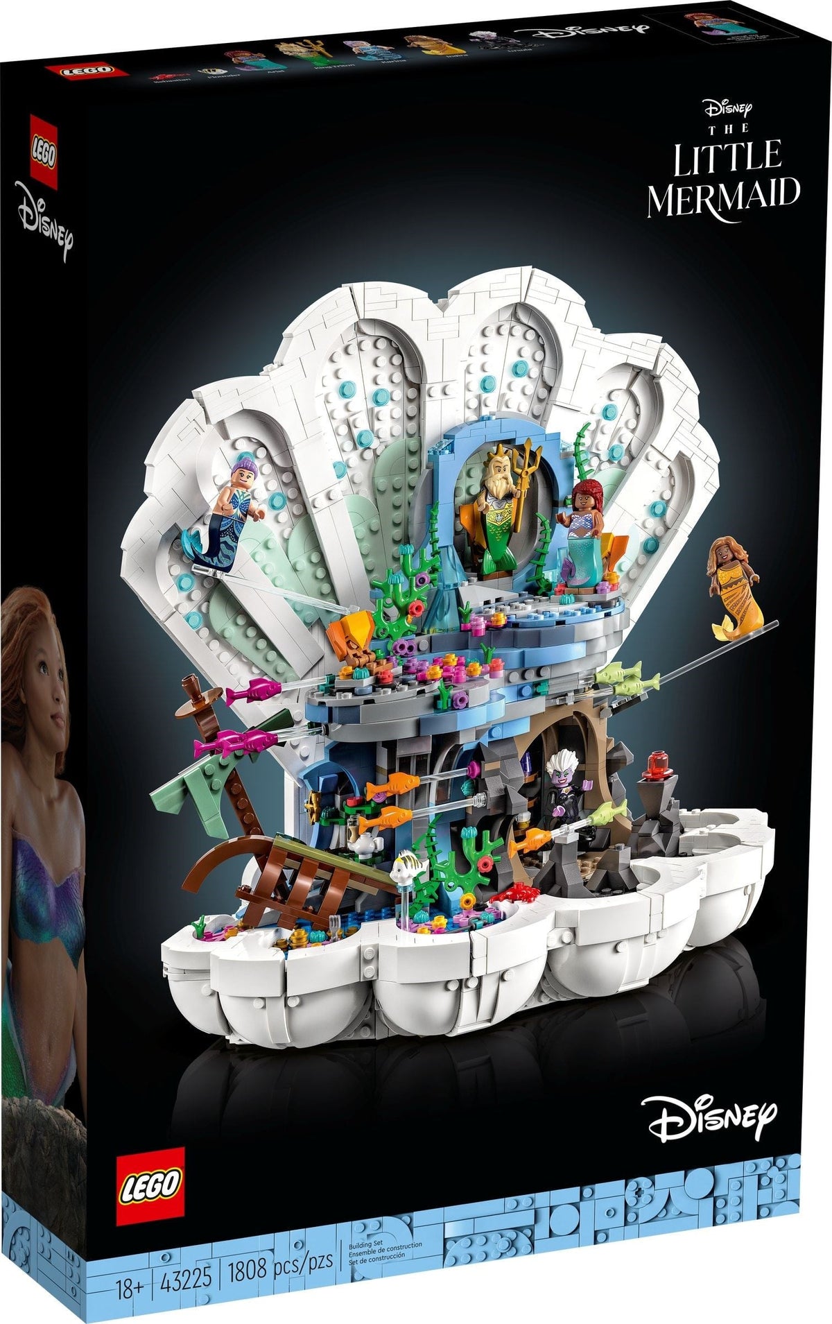 43225 LEGO Disney The Little Mermaid Royal Clamshell product image 1, provided for visual reference and product detail review