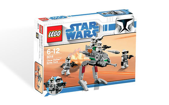8014 Clone Walker Battle Pack (Retired) (New Sealed) product image 1, provided for visual reference and product detail review