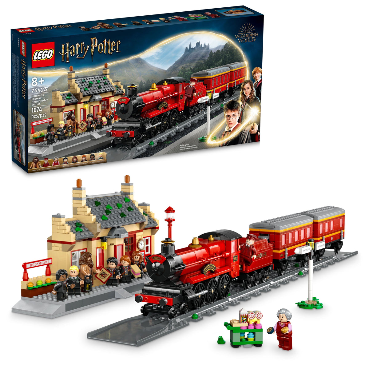 76423 Hogwarts Express™ & Hogsmeade™ Station product image 1, provided for visual reference and product detail review