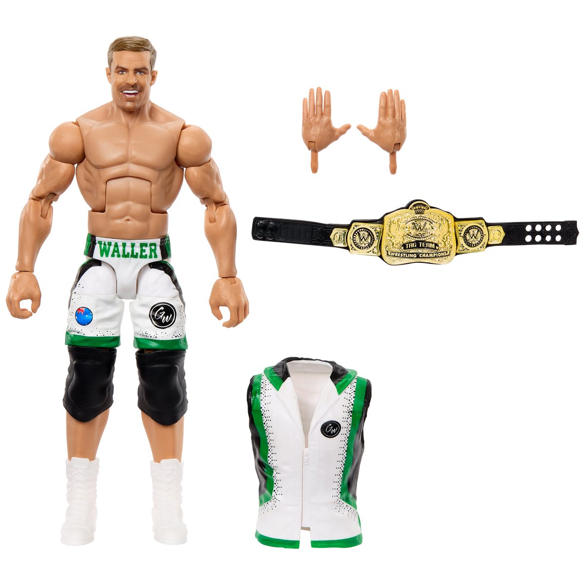 Greyson Waller (WWE Elite 117, Mattel) SEALED product image 2, provided for visual reference and product detail review