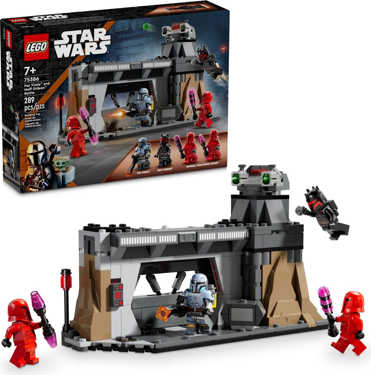 75386 LEGO Star Wars: Paz Vizsla and Moff Gideon Battle (Retired) (New Sealed) product image 1, provided for visual