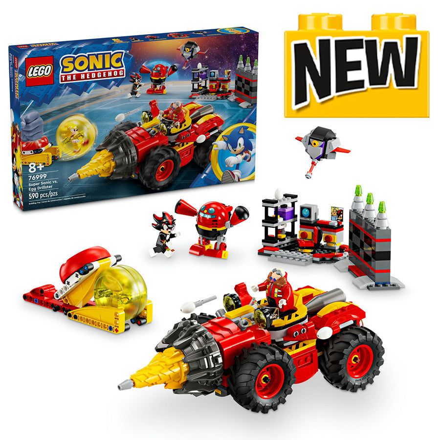 76999 LEGO Sonic: Super Sonic vs. Egg Drillster product image 1, provided for visual reference and product detail review