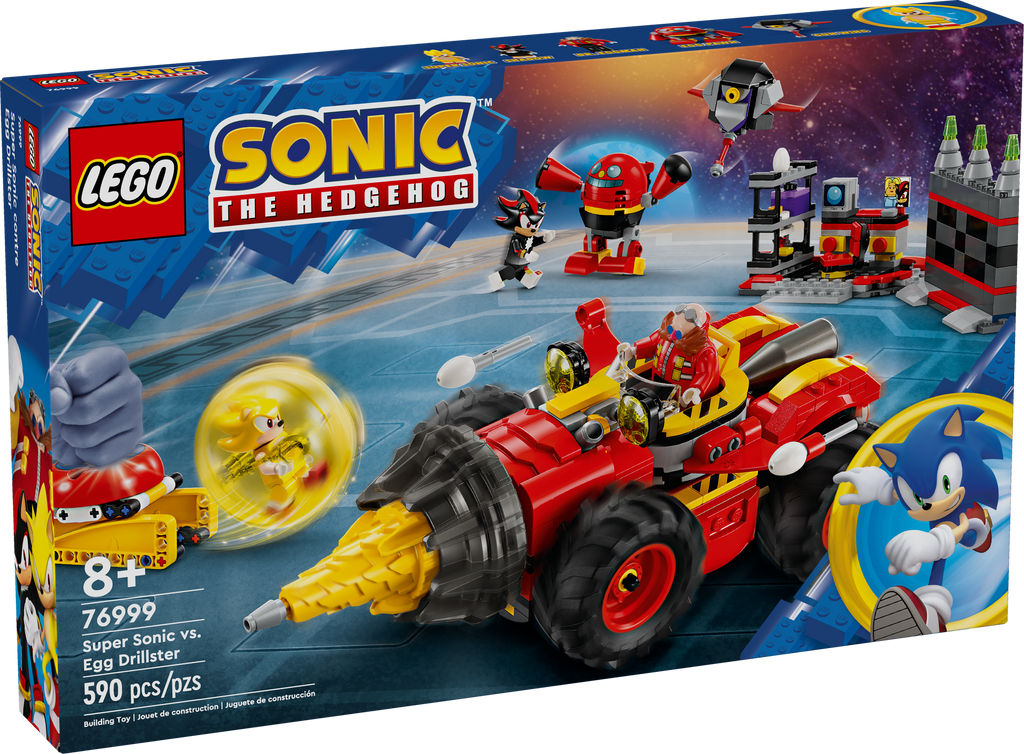 76999 LEGO Sonic: Super Sonic vs. Egg Drillster product image 3, provided for visual reference and product detail review