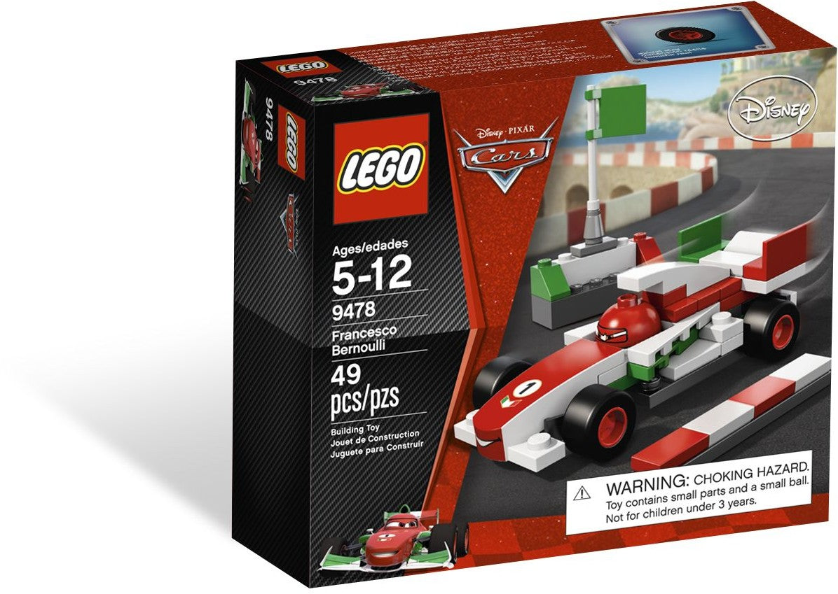 9478 LEGO Cars: Francesco Bernoulli (Retired) (New Sealed) product image 1, provided for visual reference and product detail