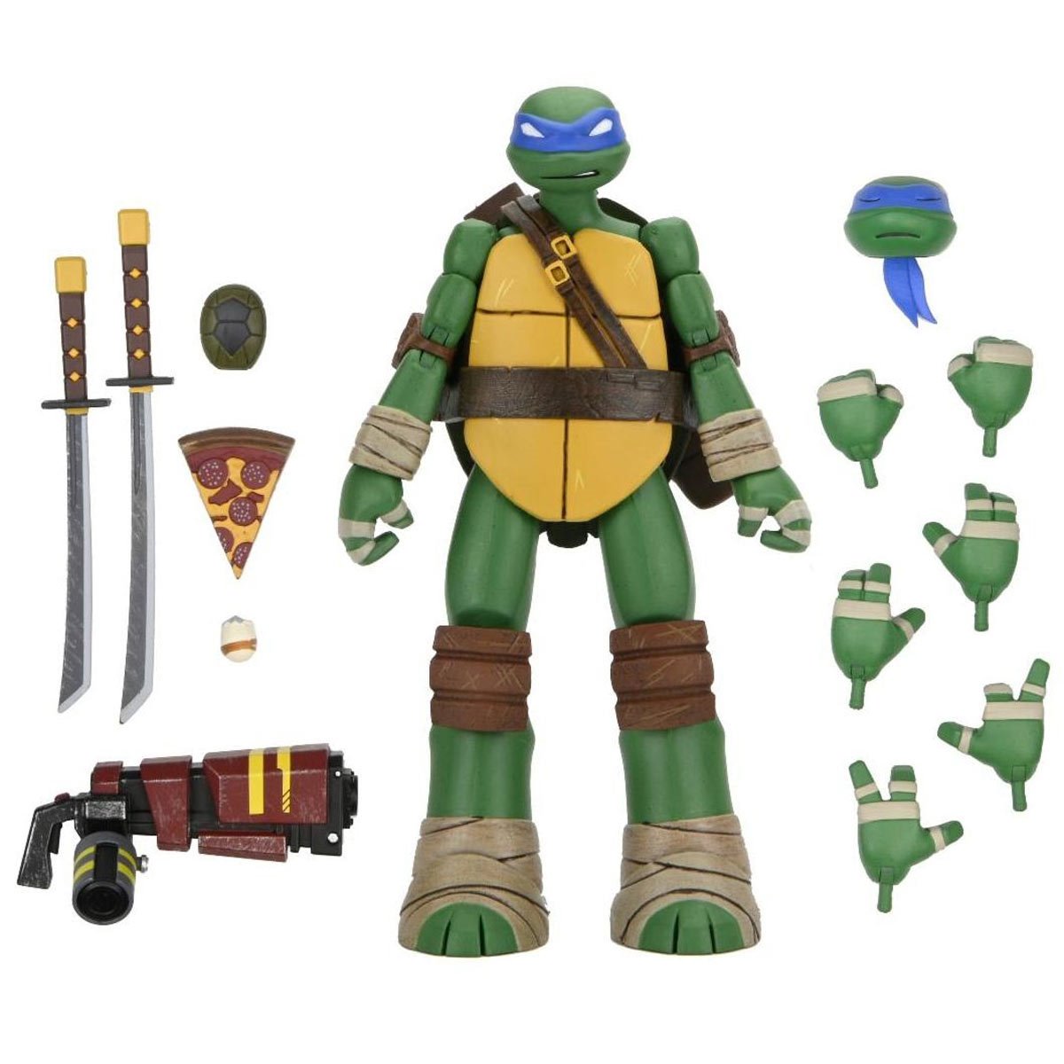 Leonardo 2012 Cartoon (TMNT Ninja Turtles, NECA) SEALED product image 1, provided for visual reference and product detail