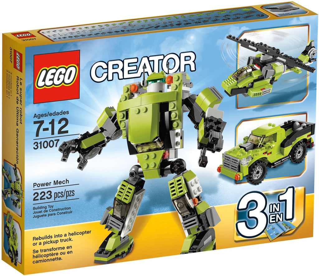 31007 Power Mech (Retired) (Open Box, Sealed Bags) product image 1, provided for visual reference and product detail review
