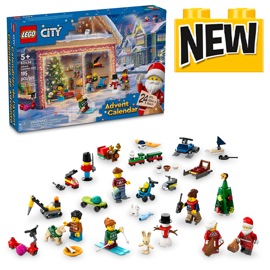 60436 City Advent Calendar 2024 product image 1, provided for visual reference and product detail review