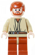 SW0152 Obi-Wan Kenobi - Light Nougat, Dark Orange Hair and Legs product image 1, provided for visual reference and product
