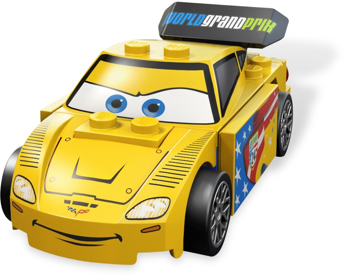 9481 LEGO Cars: Jeff Gorvette (Retired) (New Sealed) product image 3, provided for visual reference and product detail review