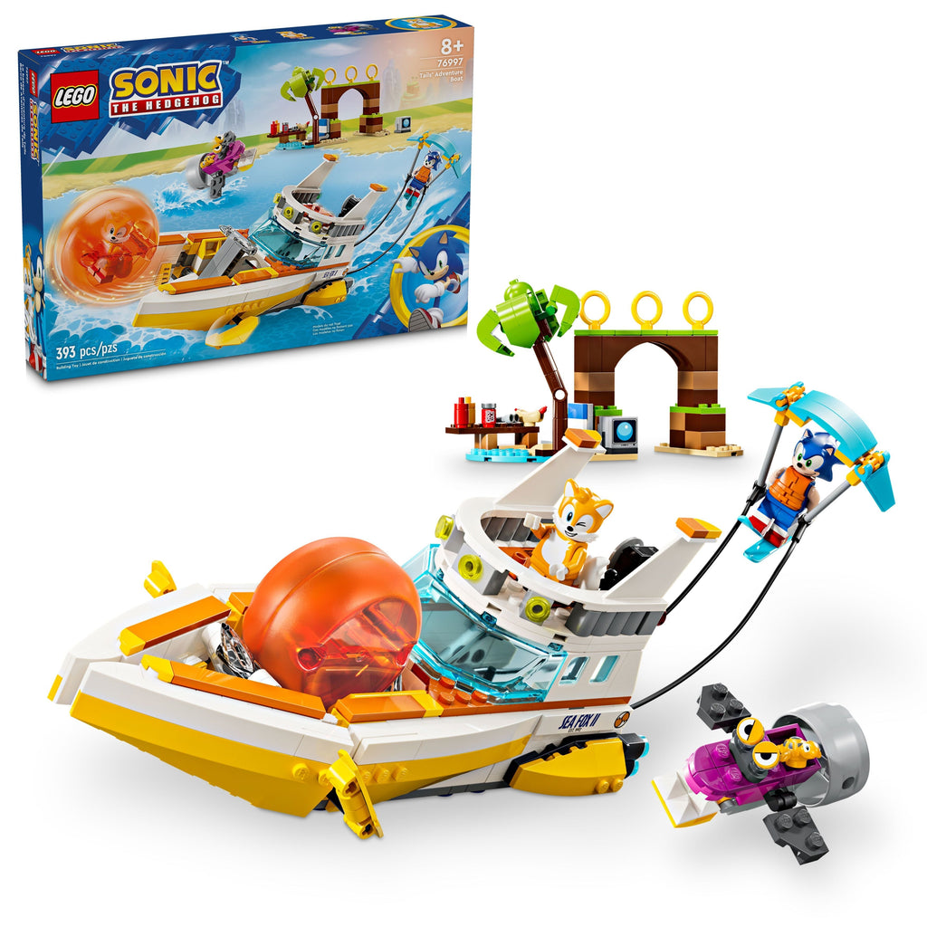 76997 LEGO Sonic: Tails' Adventure Boat product image 2, provided for visual reference and product detail review