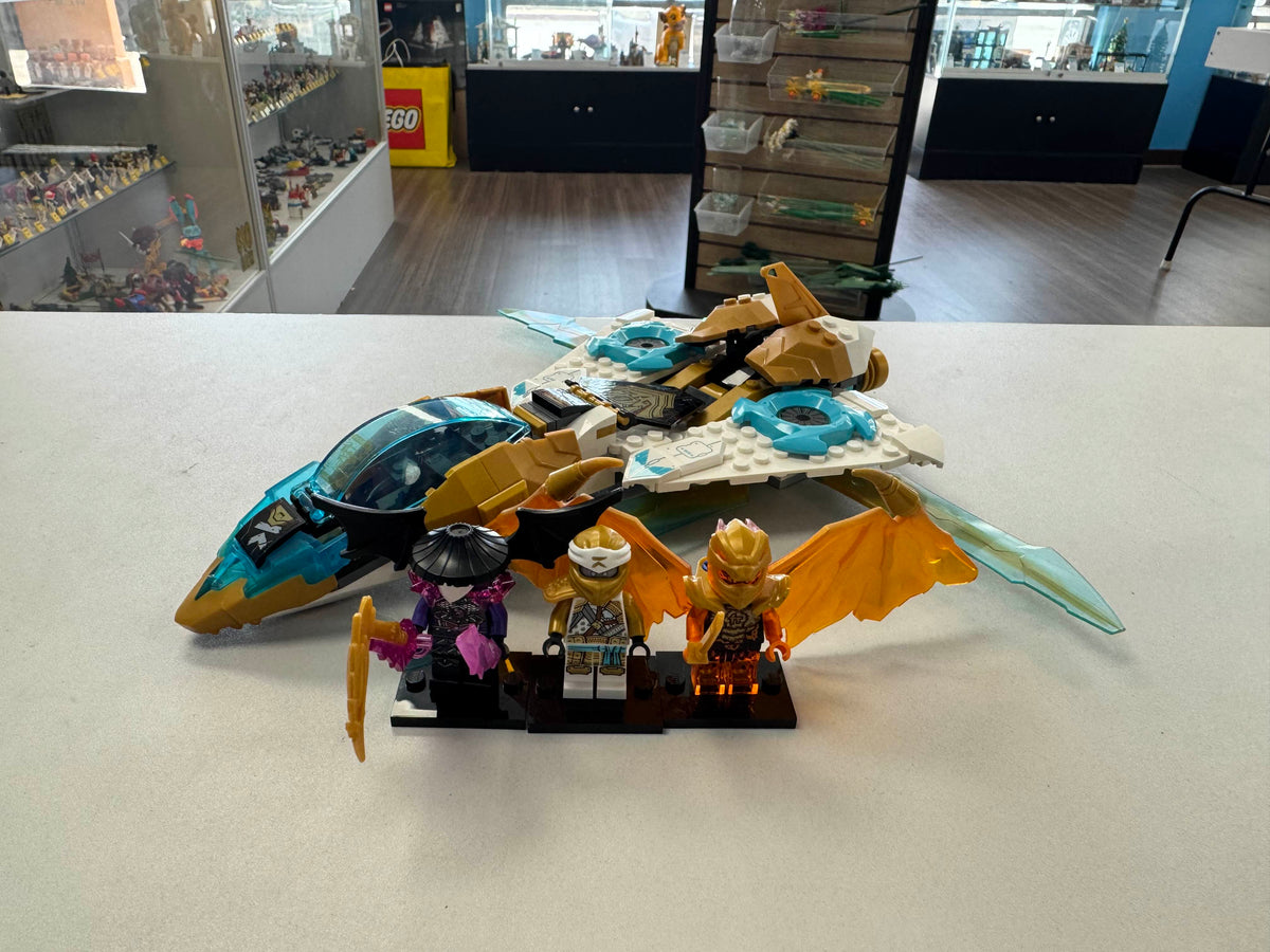 71770 LEGO Ninjago: Zane's Golden Dragon Jet (Retired) (Previously Owned) product image 1, provided for visual reference and