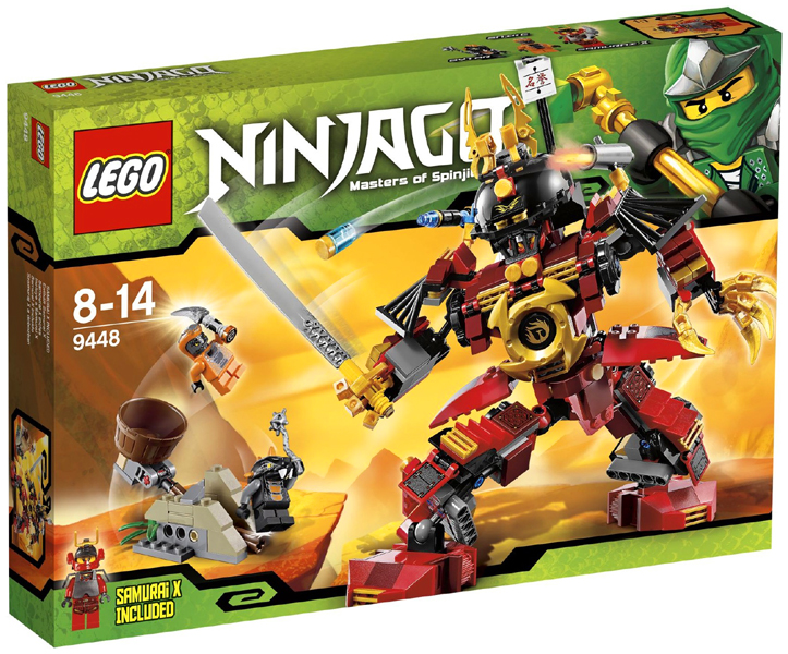 9448 Ninjago Samurai Mech (Retired) (New Sealed) product image 1, provided for visual reference and product detail review