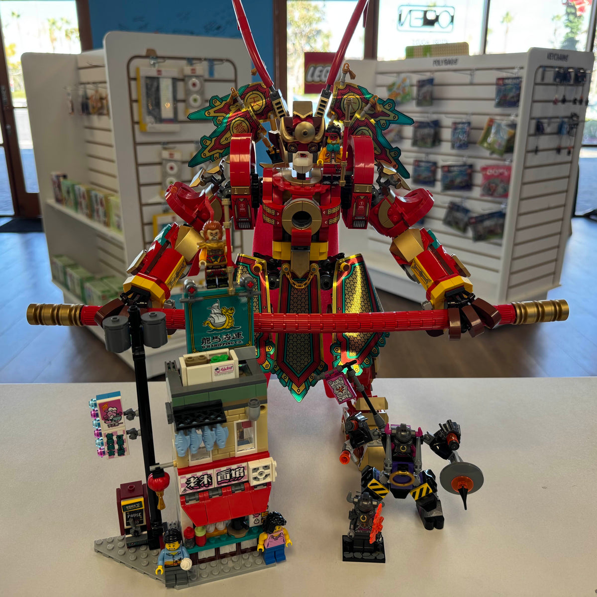 80012 LEGO Monkie Kid: Monkey King Warrior Mech (Retired) (Previously Owned) product image 1, provided for visual reference