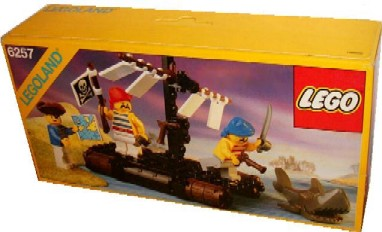 6257 LEGO Pirates: Castaway's Raft (Retired) (New Sealed) product image 1, provided for visual reference and product detail
