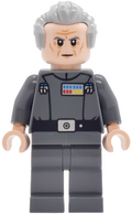SW1471 Grand Moff Wilhuff Tarkin - Dark Bluish Gray Uniform, Swept Back Hair product image 1, provided for visual reference
