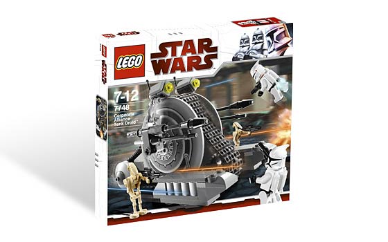 7748 LEGO Star Wars: Corporate Alliance Tank Droid (Retired) (Certified Complete) product image 1, provided for visual
