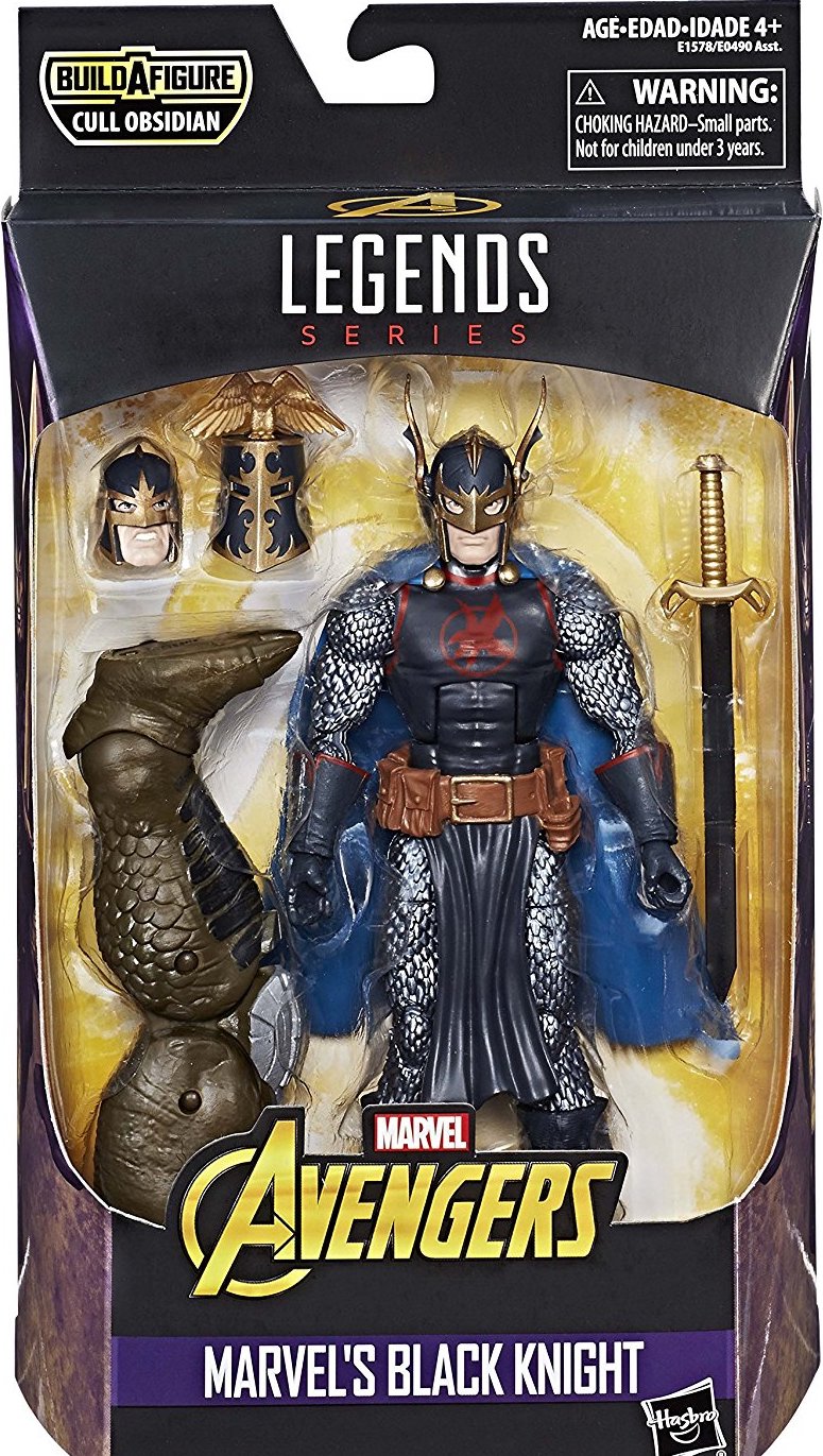 Black Knight BAF Cull Obsidian (Marvel Legends, Hasbro) product image 1, provided for visual reference and product detail