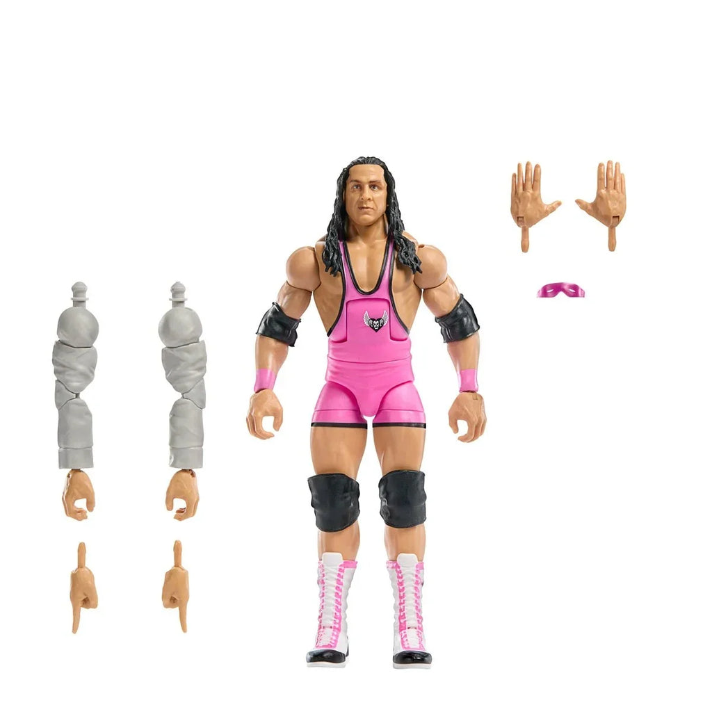 Bret Hitman Hart Military BAF Nick Aldis (WWE Elite, Mattel) SEALED product image 2, provided for visual reference and