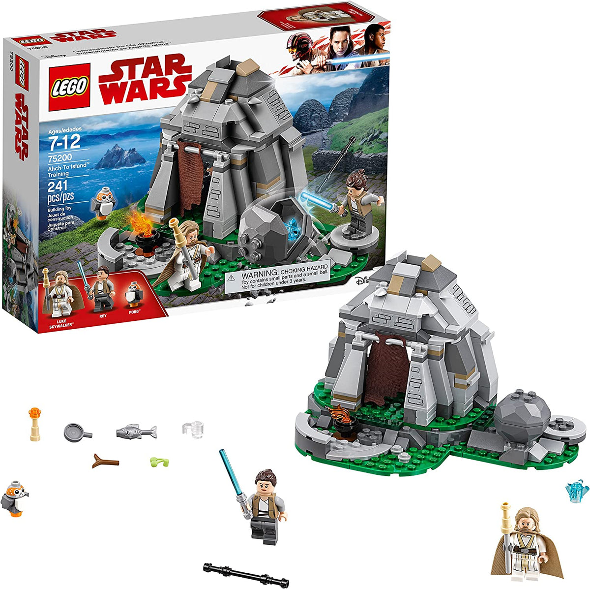 75200 Star Wars: The Last Jedi Ahch-To Island Training (Retired) (Certified Complete) product image 1, provided for visual