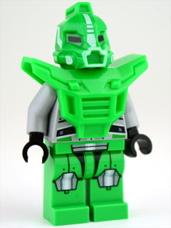 GS013 Bright Green Robot Sidekick with Armor product image 1, provided for visual reference and product detail review