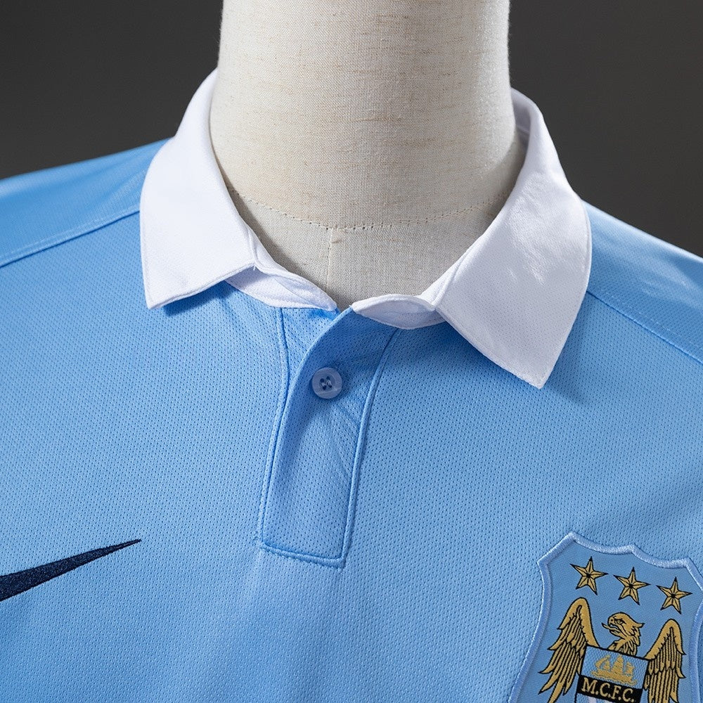 Manchester City Jersey 2015/16 Home Retro Football Kit product image 4