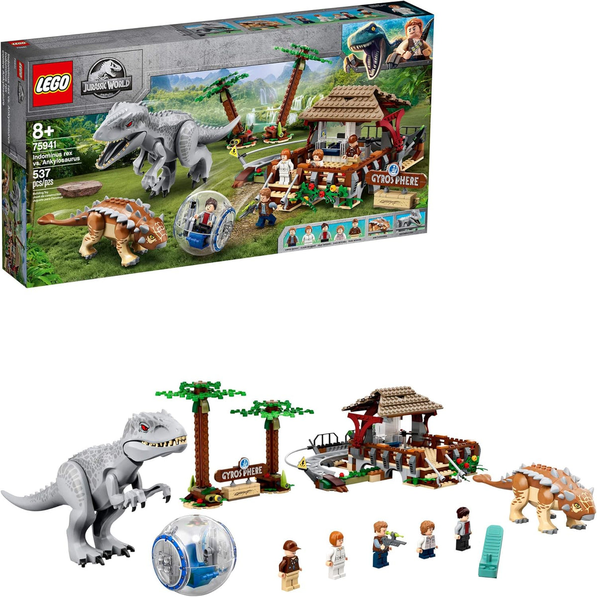 75941 Indominus rex vs. Ankylosaurus (Retired) (Certified Complete) product image 1, provided for visual reference and