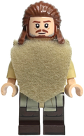 SW1334a Qui-Gon Jinn - Poncho, Reddish Brown Beard (Rare Variant) product image 1, provided for visual reference and product
