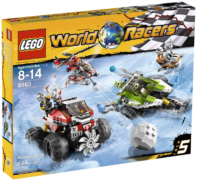 8863 LEGO Racers: Blizzard's Peak (Retired) (Certified Complete) product image 1, provided for visual reference and product