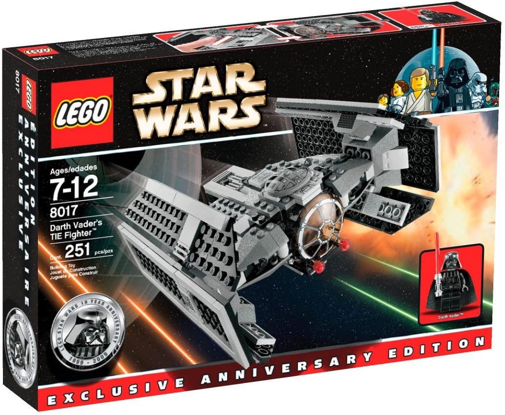8017 Darth Vader's TIE Fighter (Retired) (Certified Complete) product image 1, provided for visual reference and product