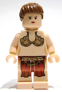 magsw085 Magnet, Minifigure SW Princess Leia (Jabba Slave, Light Nougat)