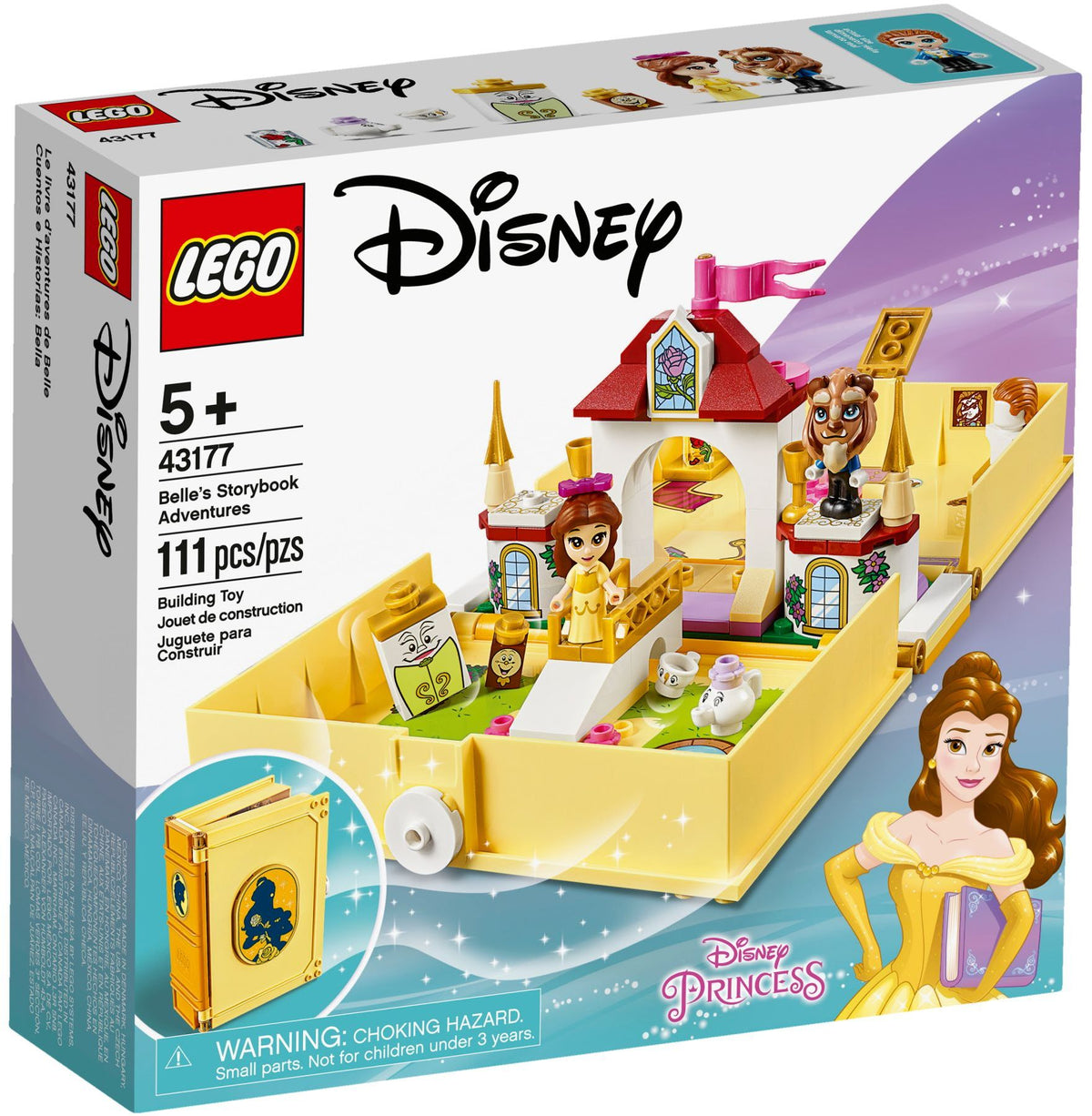 43177 LEGO Disney: Belle's Storybook Adventures (Retired) (New Sealed) product image 1, provided for visual reference and