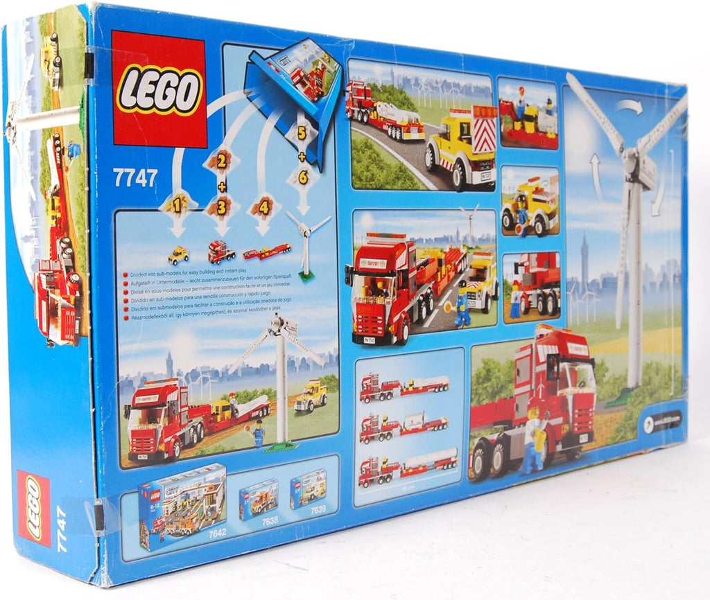 7747 LEGO City: Wind Turbine Transport (Retired) (Certified Complete) product image 3, provided for visual reference and