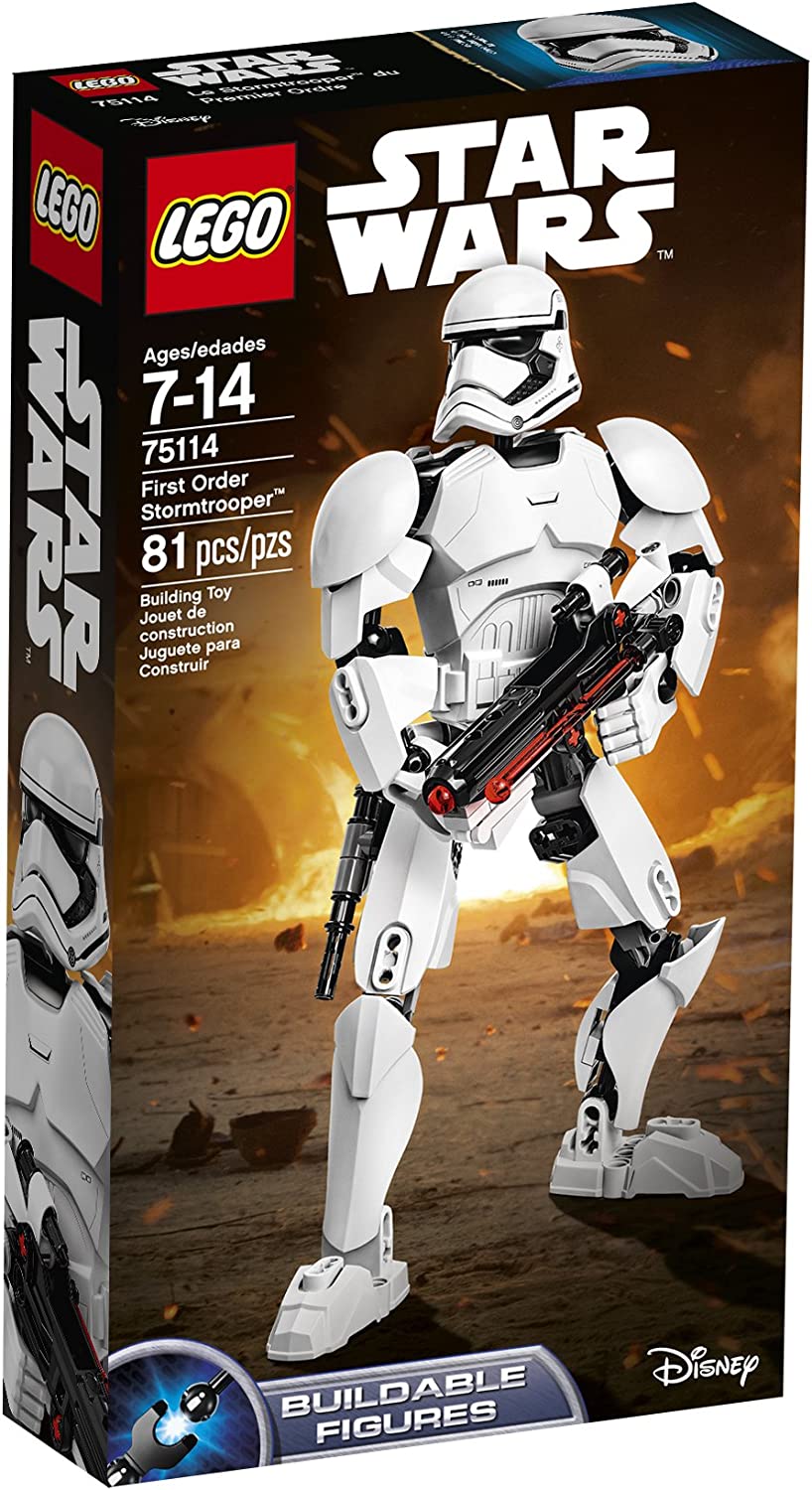 75114 First Order Stormtrooper Buildable Figure (Retired) (Certified Complete)