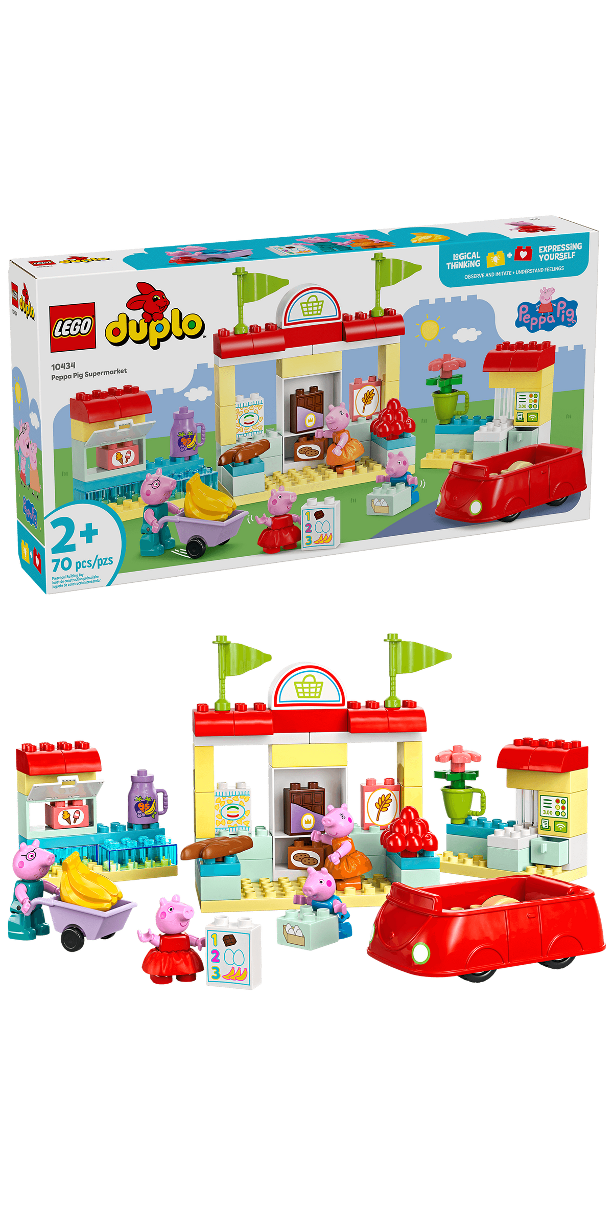10434 LEGO Duplo Peppa Pig Supermarket product image 2, provided for visual reference and product detail review