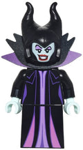 DIS127 Maleficent - Minifigure, Black and Medium Lavender Collar product image 1, provided for visual reference and product