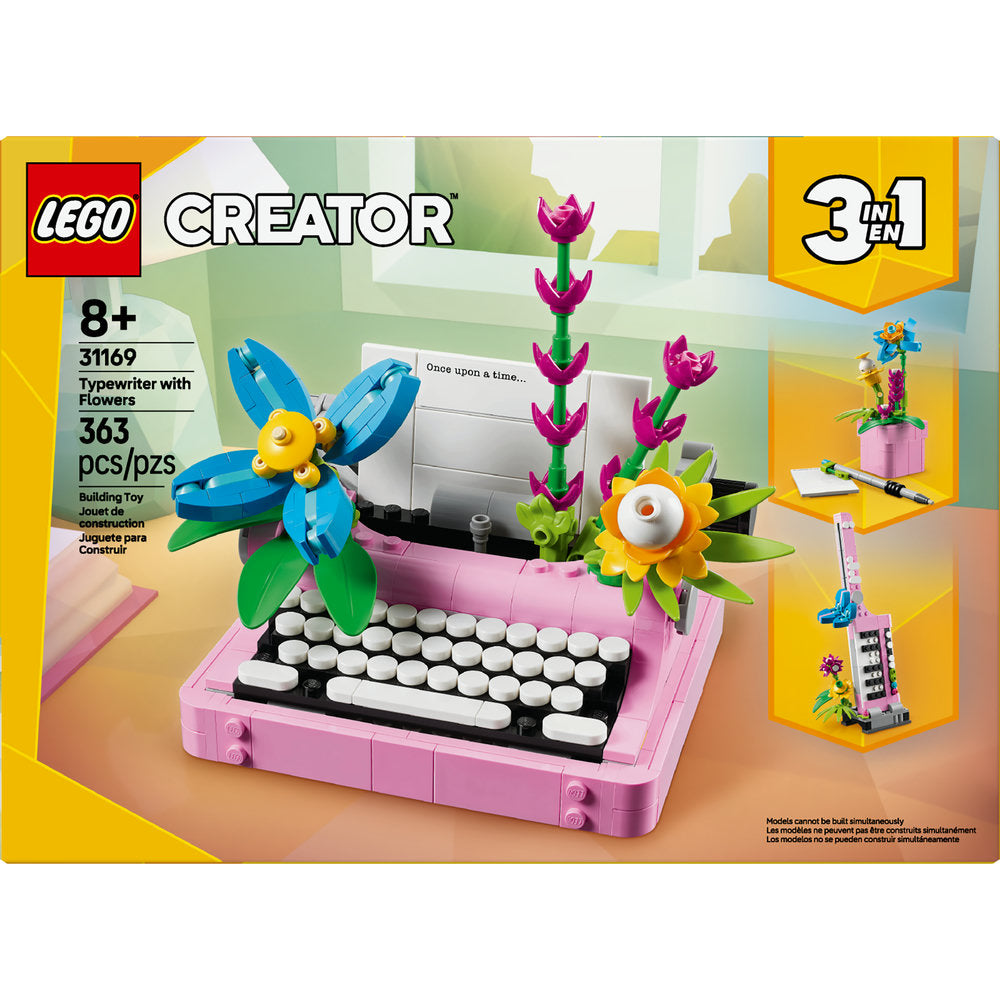 31169 Typewriter with Flowers product image 2, provided for visual reference and product detail review