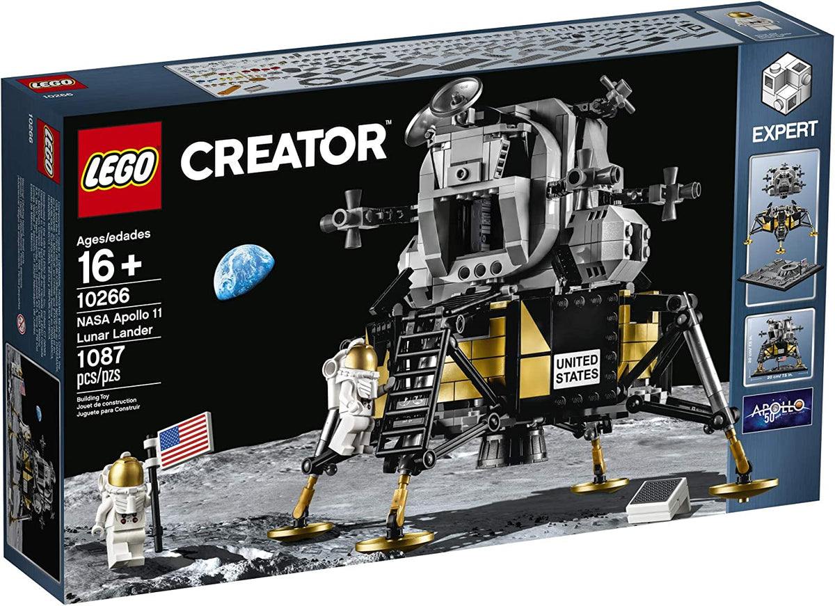 10266 Creator Expert NASA Apollo 11 Lunar Lander (New Sealed) (Retired) product image 1, provided for visual reference and