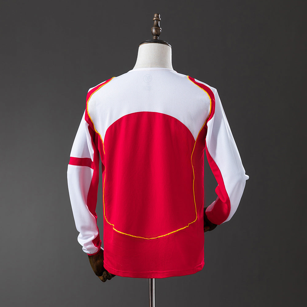 Arsenal Jersey 2004-05 Home Retro Football Kit Long Sleeves product image 2
