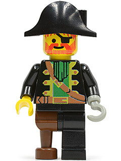 PI002 Captain Red Beard - Plain Pirate Hat product image 1, provided for visual reference and product detail review