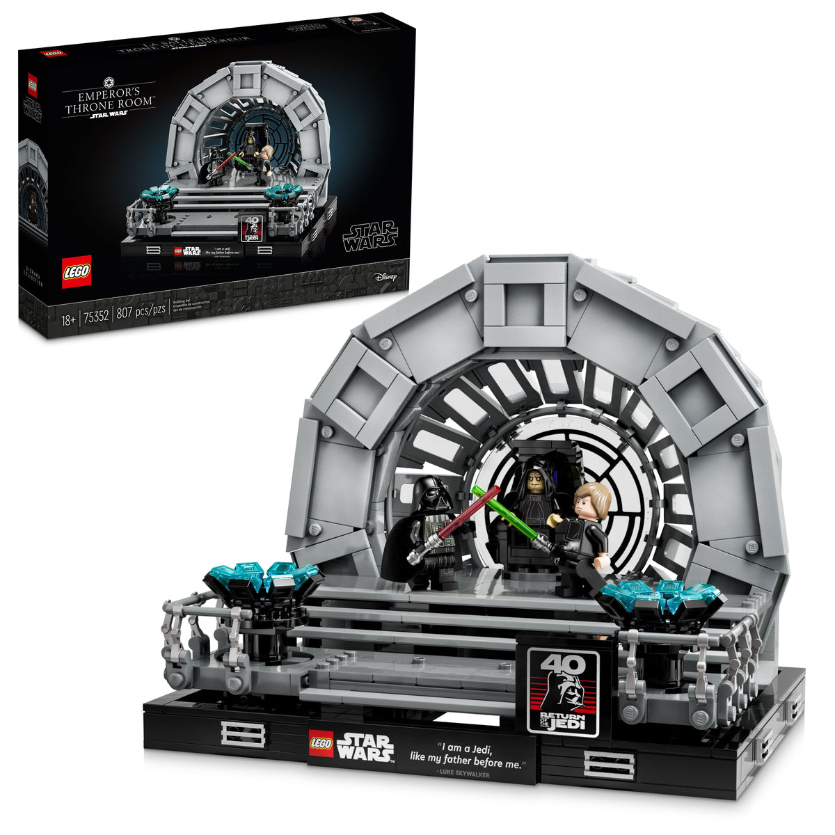 75352 Emperor's Throne Room™ Diorama (Retired) (New Sealed) product image 1, provided for visual reference and product