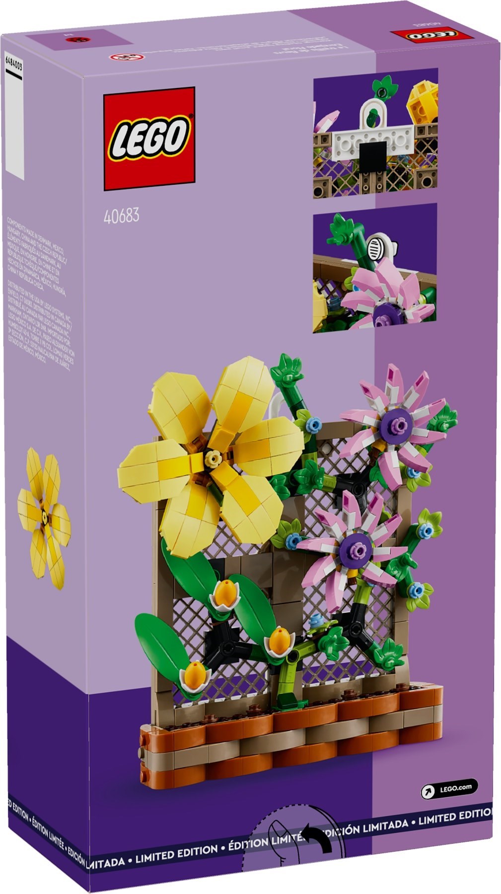 40683 LEGO Flower Trellis Display (Retired) (New Sealed) product image 3, provided for visual reference and product detail