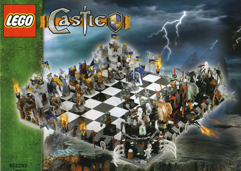852293 Castle Giant Chess Set (Retired) (Certified Complete) product image 2, provided for visual reference and product