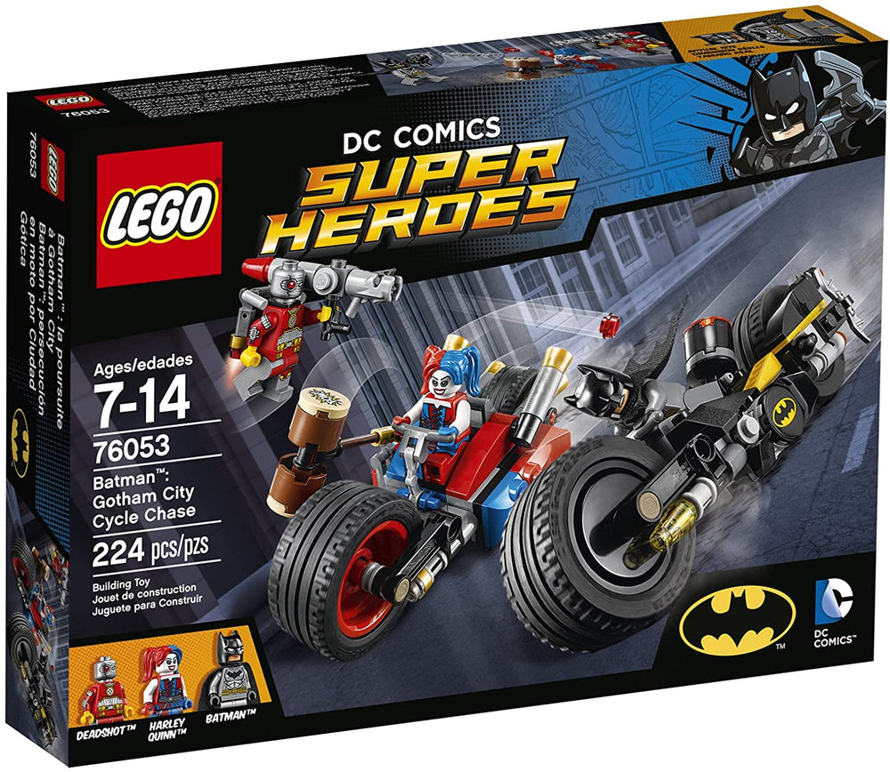 76053 Super Heroes Batman: Gotham City Cycle Chase (Retired) (Certified Complete)