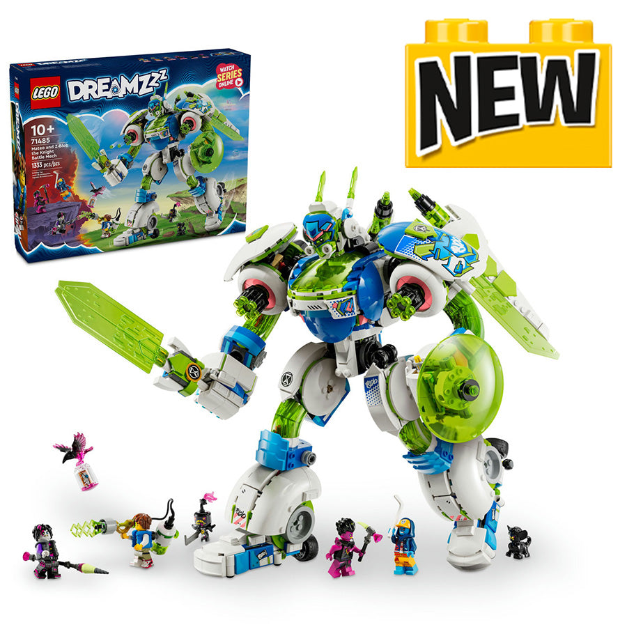 71485 LEGO Dreamzz Mateo and Z-Blob the Knight Battle Mech product image 1, provided for visual reference and product detail