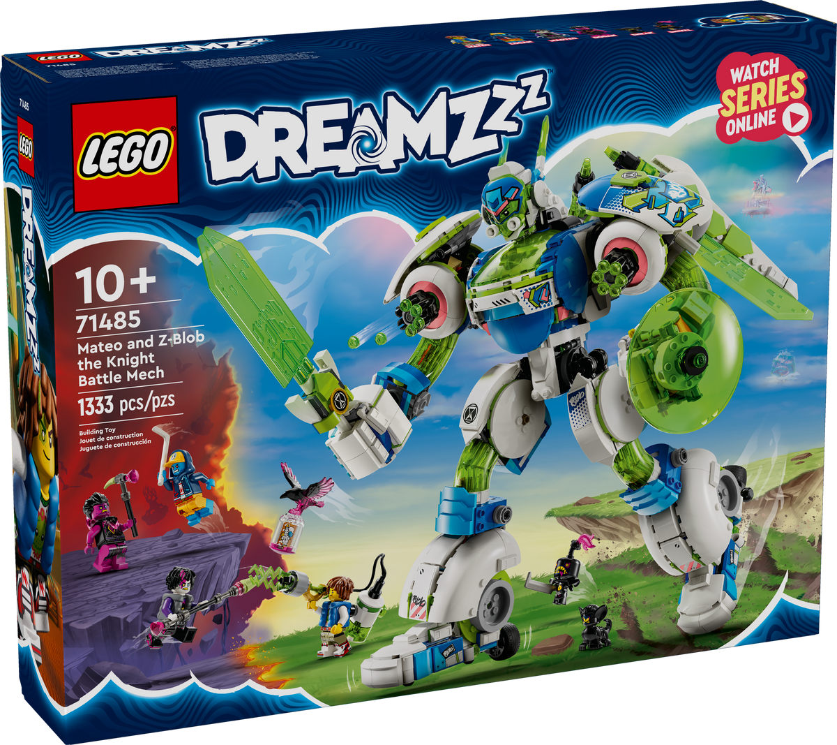 71485 LEGO Dreamzz Mateo and Z-Blob the Knight Battle Mech product image 3, provided for visual reference and product detail