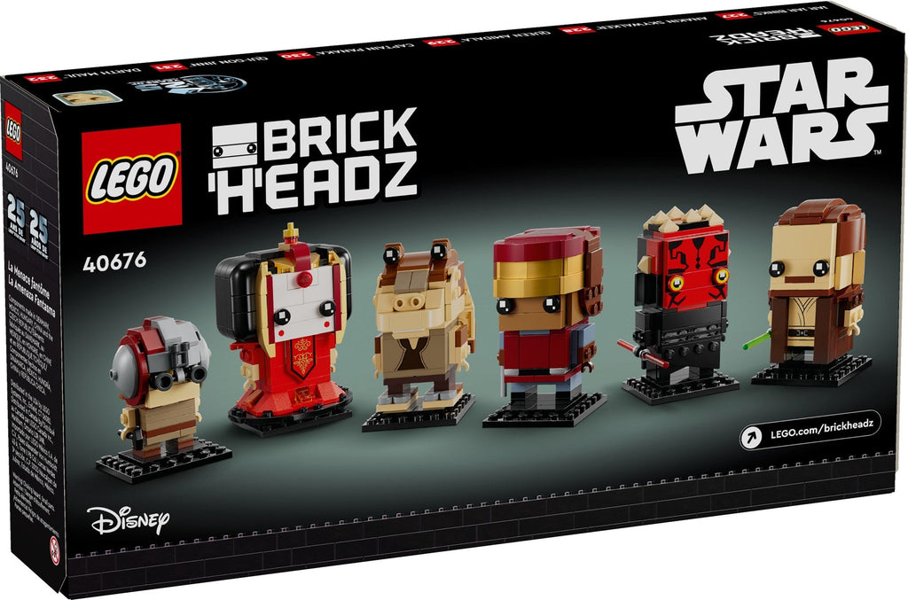40676 The Phantom Menace Brickheadz (Retired) (New Sealed) product image 3, provided for visual reference and product detail
